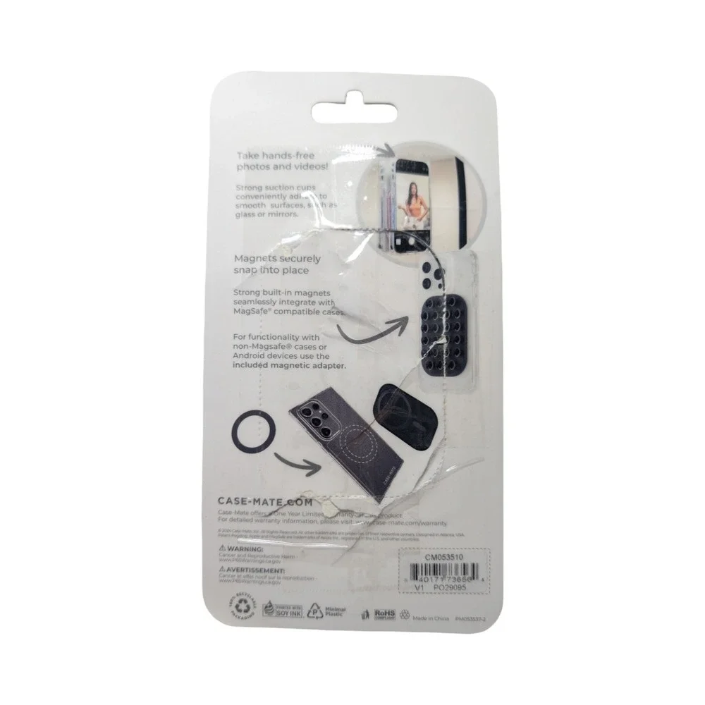 Nn5-O Case-Mate Stick It! Magnetic Suction Phone Mount | MagSafe Compatible